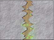 Figure 2. The soft nanoparticles remove dirt from the rubbing metal surfaces and react with the metal atoms to form a smooth and protective layer on the surface.